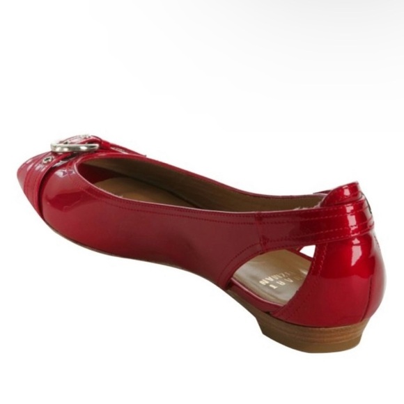 Stuart Weitzman Chitchat Peep Toe Flats - Picture 6 of 6
